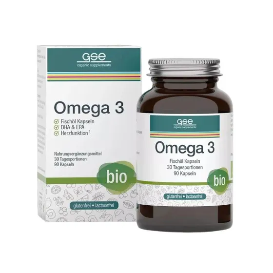 GSE Bio Omega-3 Fischl Kapseln 90 Stck