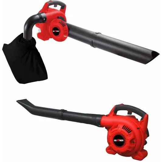 Grafner 3-in-1 Benzin-Laubsauger mit Häcksler 35L