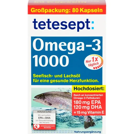 tetesept Omega-3 1000 Kapseln