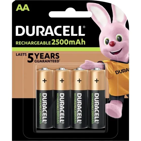 Duracell AA NiMH 2500 mAh 4er-Pack