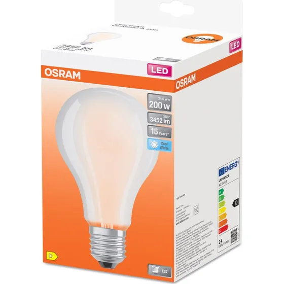 OSRAM LED STAR CLASSIC E27 24W 4000K matt
