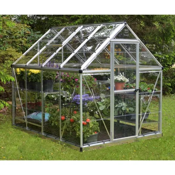 Palram Canopia Harmony Gewächshaus 247x185x208 cm silber