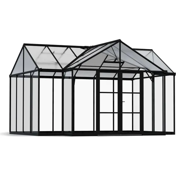 Canopia Triomphe Alu-Gewächshaus schwarz 380x303 cm