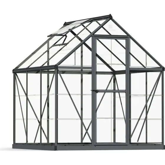 Palram Canopia Harmony Alu-Gewchshaus 186x185x208 cm Grau