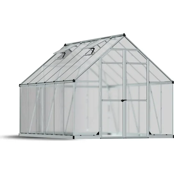Canopia Essence Alu Gewächshaus 367x244 cm silber