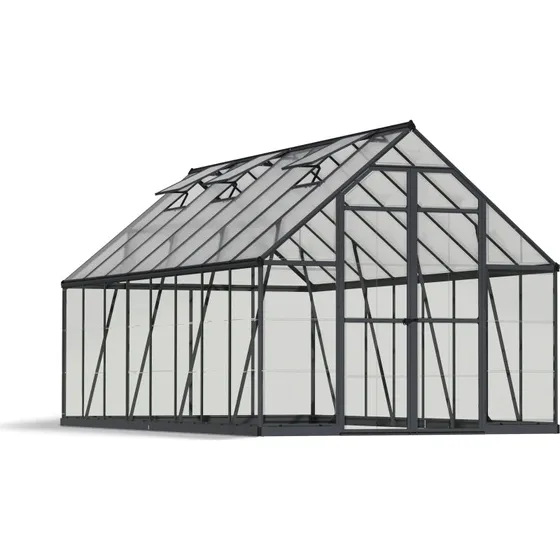 Canopia Balance Alu-Gewächshaus 487x244 cm grau