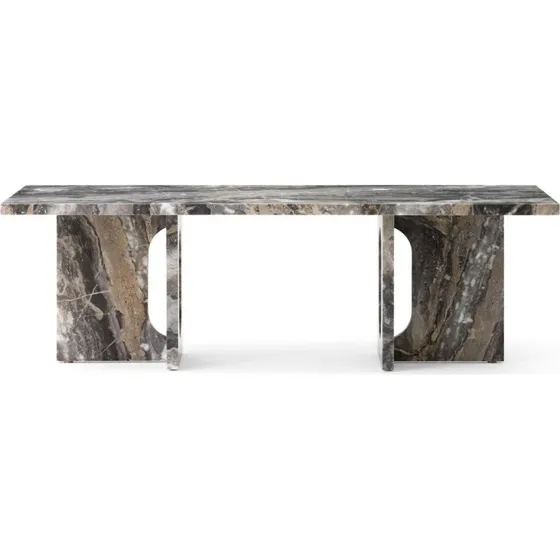 Audo Androgyne Couchtisch 120x45 cm Graue Galaxie