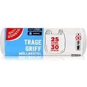 Gut & Günstig Müllbeutel 25L mit Tragegriff, 30 Stück