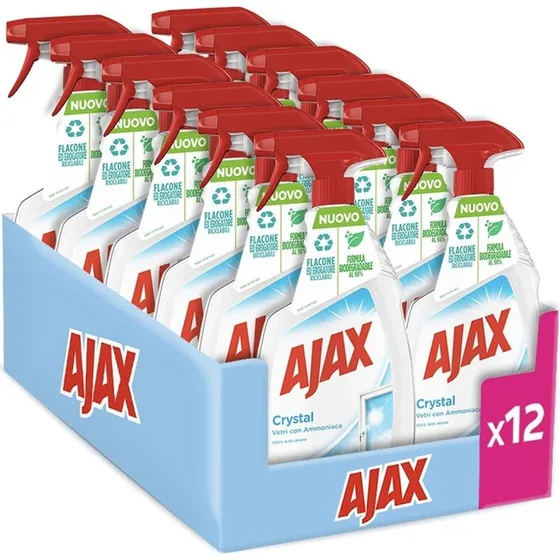 Ajax Crystal Clean Glasreiniger Spray 750 ml