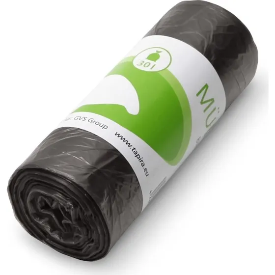 TAPIRA Pur Mllbeutel 30 L, grau, 490x600 mm, 50 Stck