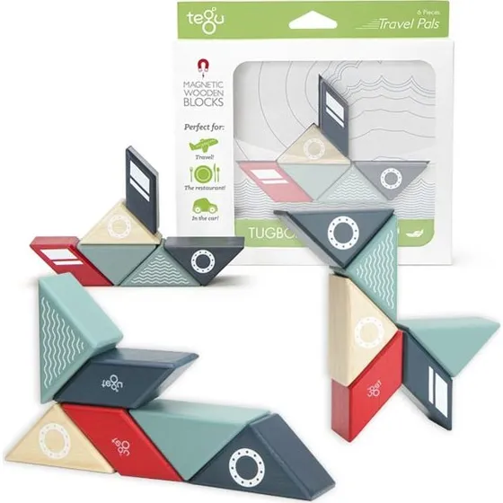 Tegu Magnetische Bauklötze für unterwegs – Schlepper