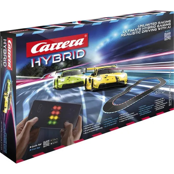 Carrera Hybrid Speedway to Hell - Rennbahn mit 2 Fahrzeugen
