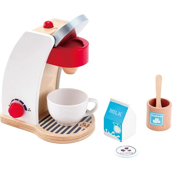 Hape Kinder-Kaffeemaschine 6-teilig Holz