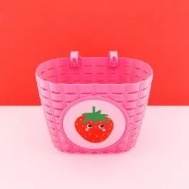Widek Explorer Happy Strawberry Fahrradkorb rosa