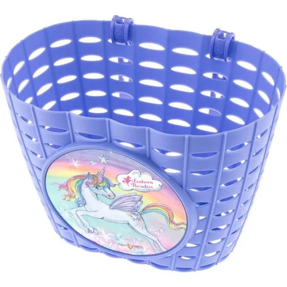 Bike Fashion Kinderfahrradkorb Unicorn Paradise Lila