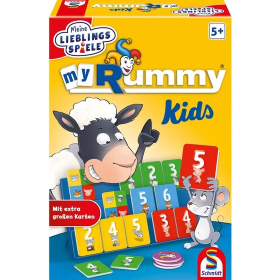 Cellestria My Rummy Kids | Brettspiel für Kinder ab 5 Jahren
