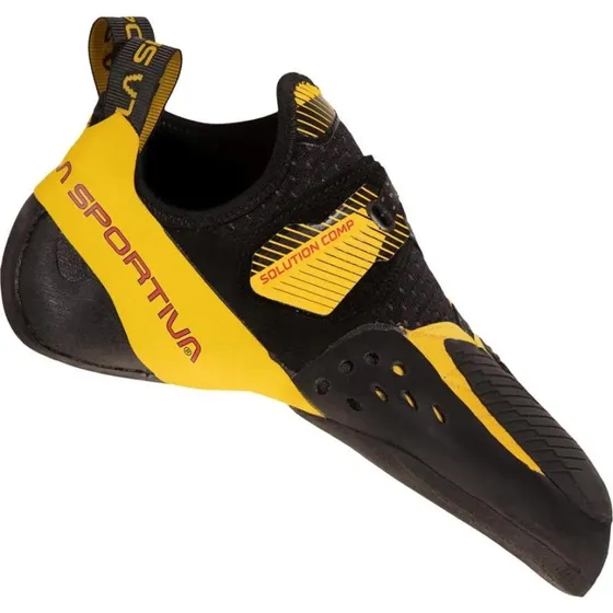La Sportiva Solution Comp Kletterschuhe Schwarz Gelb 39.5