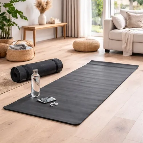 EVA Yogamatte 180x50x1 cm rutschfest ideal fr Yoga & Pilates