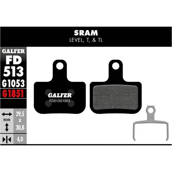 Galfer Standard Bremsbeläge Sram Level T/TL schwarz