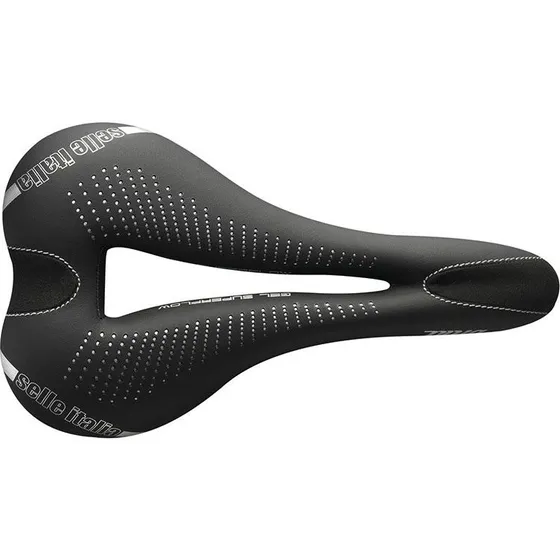 Selle Italia Diva Gel Superflow Damen-Sattel schwarz/weiß S