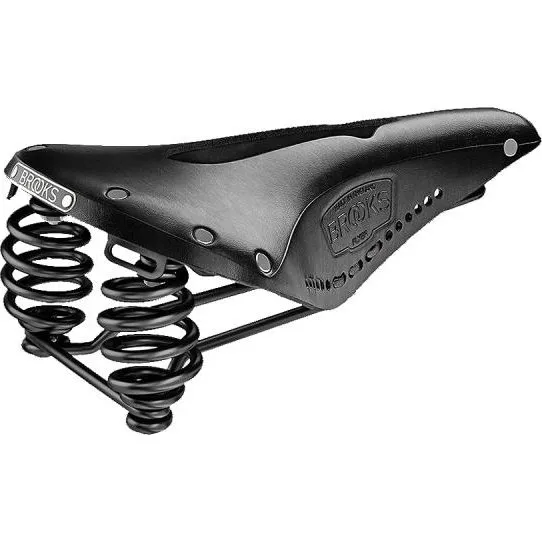 Brooks Flyer Carved Sattel Schwarz