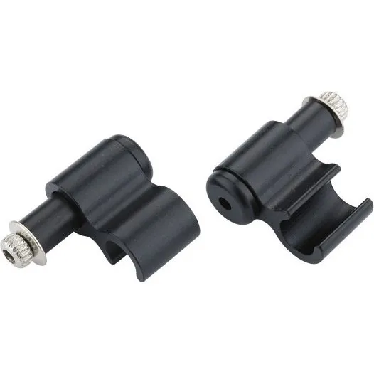 Jagwire Alu-Kabelgriffe Schwarz 2er-Pack