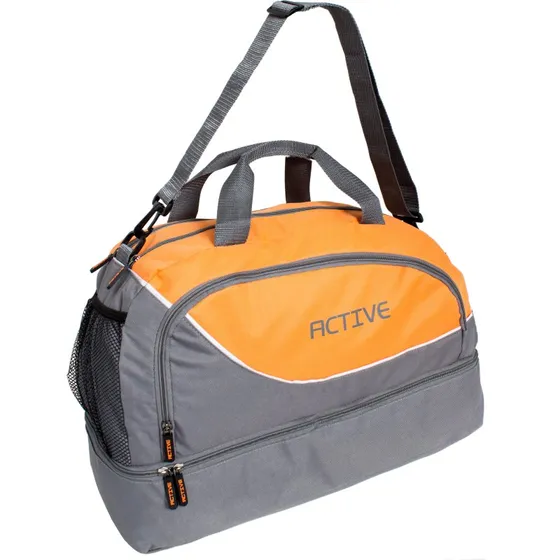 BRUBAKER Active Sporttasche 30 L Grau/Orange