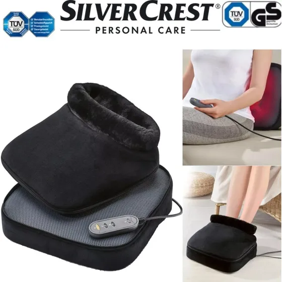 SilverCrest 2-in-1 FuÃŸ- & RÃ¼cken-MassagegerÃ¤t mit WÃ¤rme