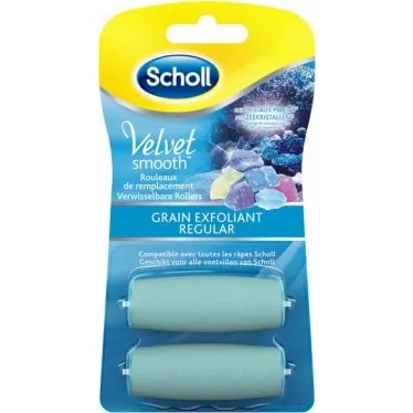 Scholl Velvet Smooth Express Pedi Diamantpartikel Starke Körnung 2 Ersatzrollen