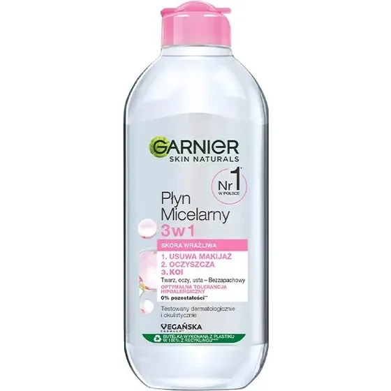 Garnier Skin Naturals 3in1 Micellwasser für empfindliche Haut 400 ml