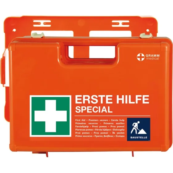 GRAMM Verbandkoffer SPECIAL Baustelle DIN 13157:2021-11