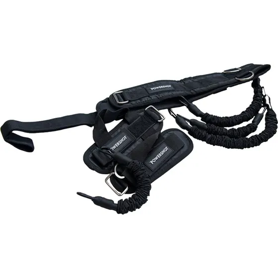 OKO Fitnessband Set mit 5 Widerstandsstufen, Schwarz