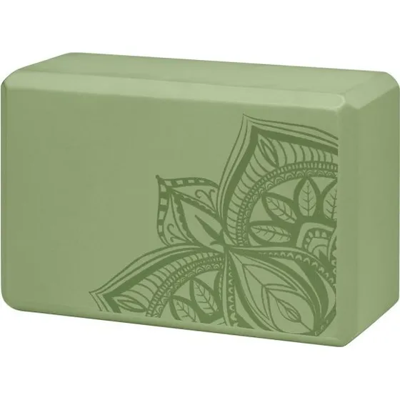 GAIAM Yoga Block Printed Celery Point Grün