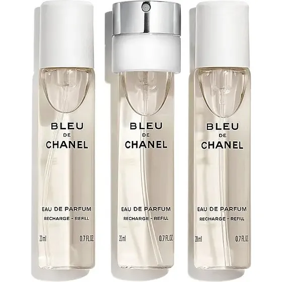 CHANEL Bleu de Chanel Eau de Parfum Twist & Spray 3x20ml Nachfüllung