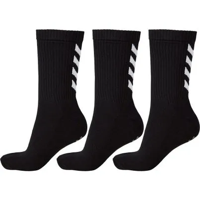 Hummel Fundamental 3er Pack Socken Schwarz