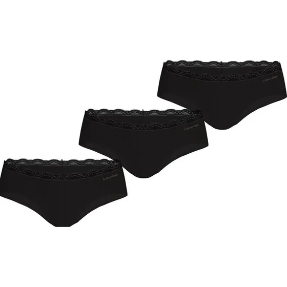 Calvin Klein Hipster 3er-Pack Schwarz