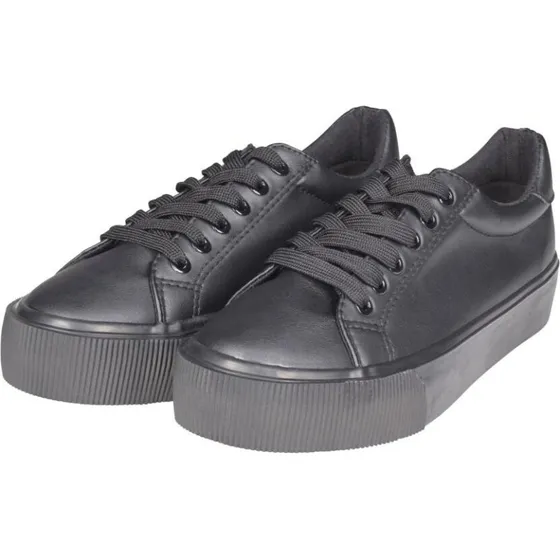 Urban Classics Plateau-Sneaker Schwarz
