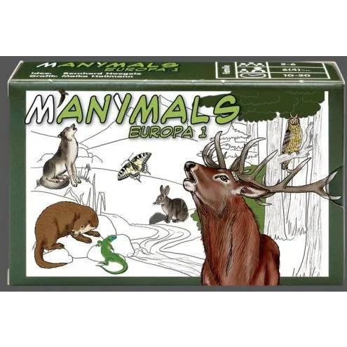 Manimals Europa 1 - Kartenspiel