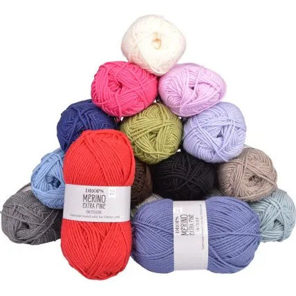 DROPS Merino Extra Fine Mix 50 Hellbeige