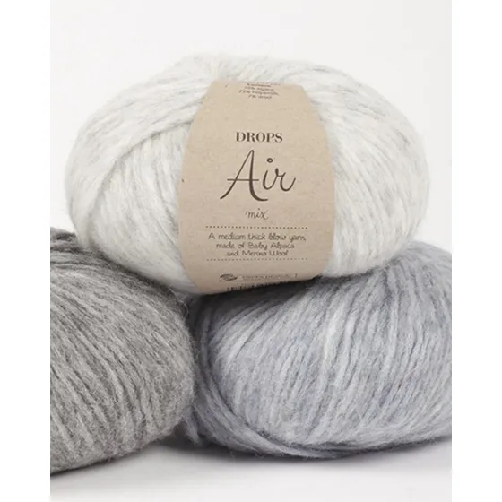 DROPS Air Unicolor 31 Schwarz