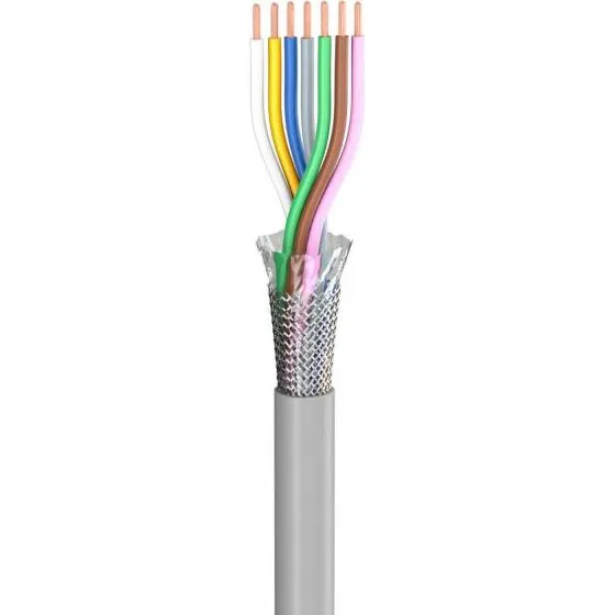 Control Flex 7x0,50 mm², PVC, flammwidrig, grau