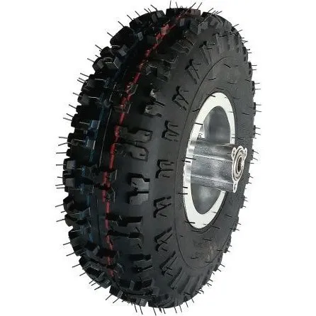 Husqvarna Komplettrad 4.10-4 silber Stahlfelge Stollenprofil