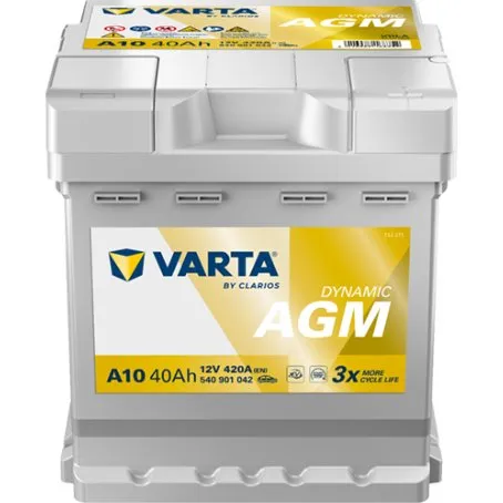Varta A10 Dynamic AGM 40Ah 12V (Silver Dynamic)