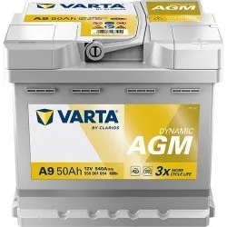 Varta A9 Dynamic AGM 12V 50Ah 540A Autobatterie
