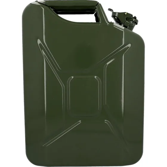 Unitec Benzinkanister 20 L Stahlblech olivgrün