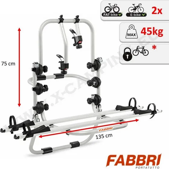 Fabbri E-Bike-Träger Maxi 75 für 2 E-Bikes