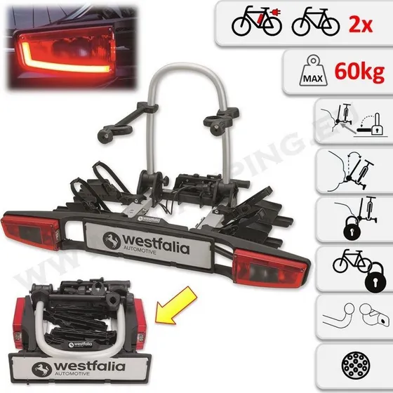 Westfalia Bikelander BC 80 LED Fahrradträger