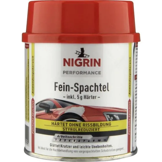 Nigrin Performance 72112 Fein-Spachtel 250g