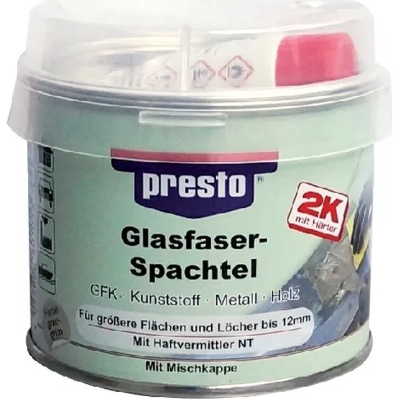 PRESTO Glasfaserspachtel 250g grau-grün