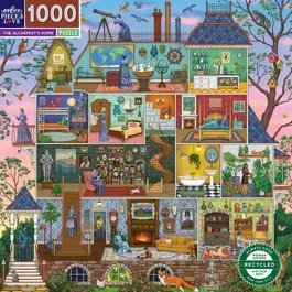 Eeboo Puzzle 1000 Teile: Das Haus der Alchemistin